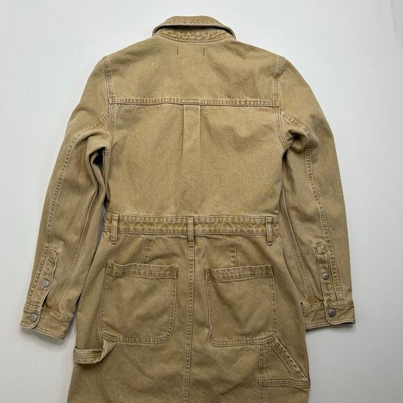 Madewell Tan Denim Jacket Dress - Picture 7 of 8